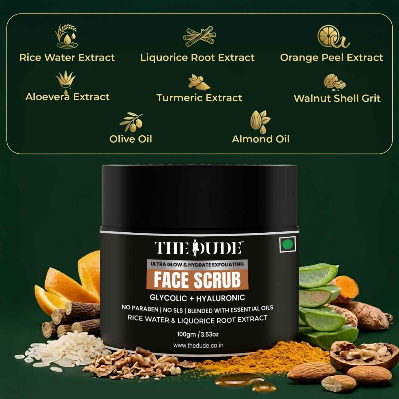 THE DUDE Deep Cleansing Activated Charcoal Face Wash for Men - 100 ml | Deep Cleansing Formula with Black Tea & Sage | Daily Use Face Cleanser