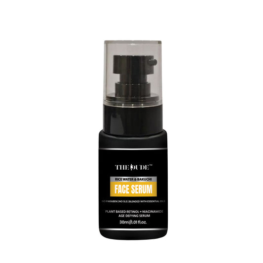 The Dude Rice water & Liquorice root with Bakuchi Face Serum