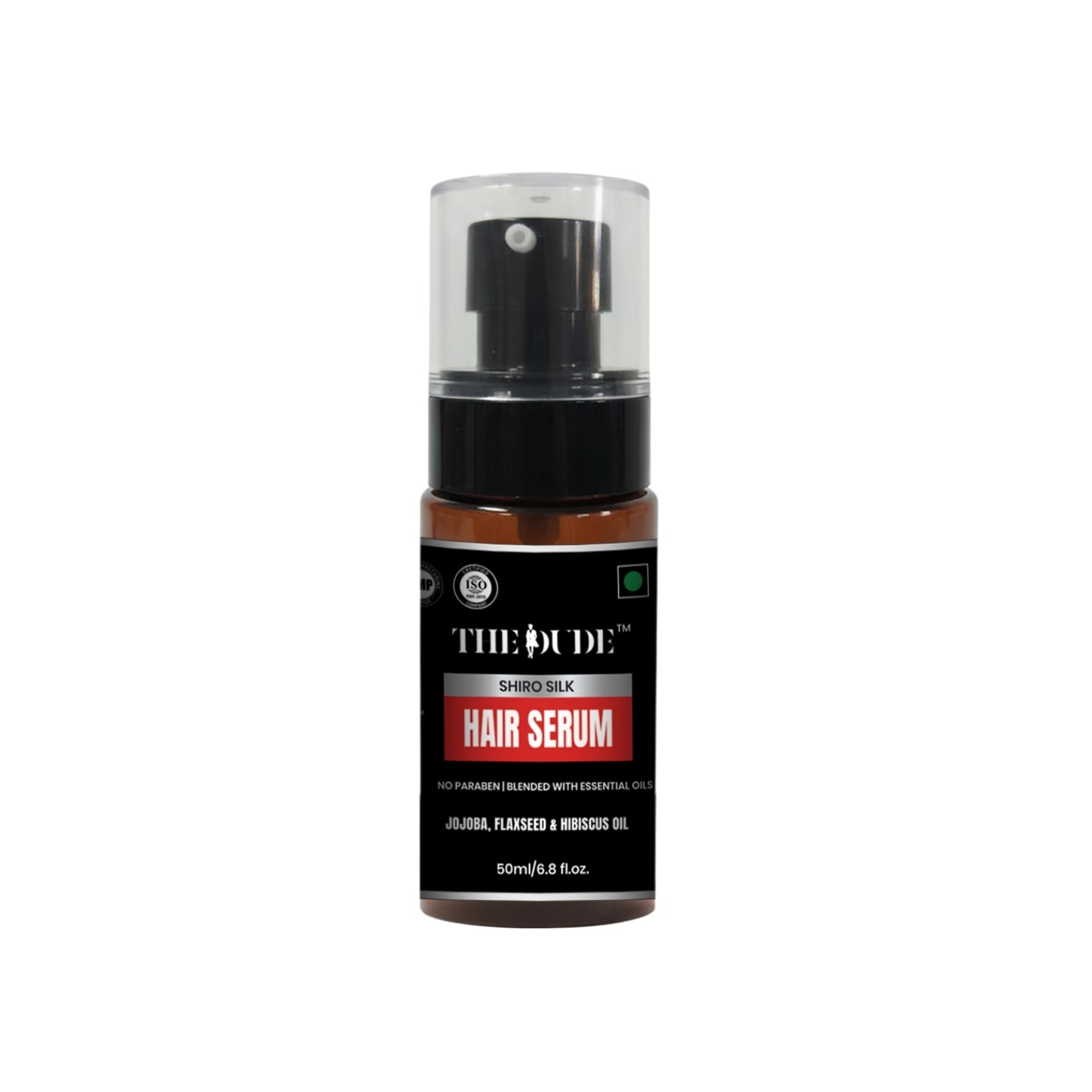 The Dude Shiro silk Hair serum with Jojoba, Flaxseed & Hibiscus oil