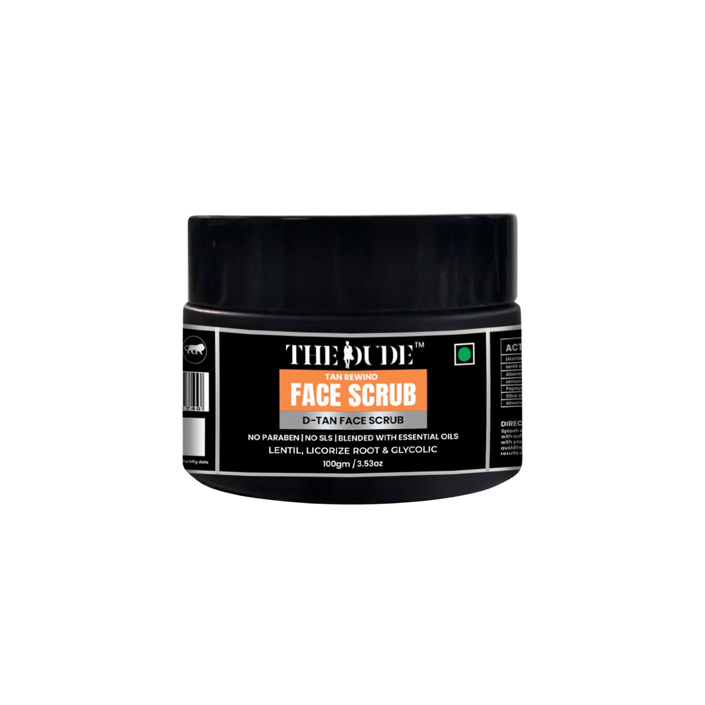 The Dude D-Tan Face Scrub for Tan Rewind - 100gm
