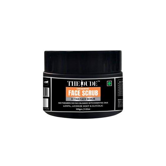 The Dude D-Tan Face Scrub for Tan Rewind - 100gm