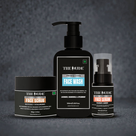 The Dude Ultimate Brightening & Glow Face Combo