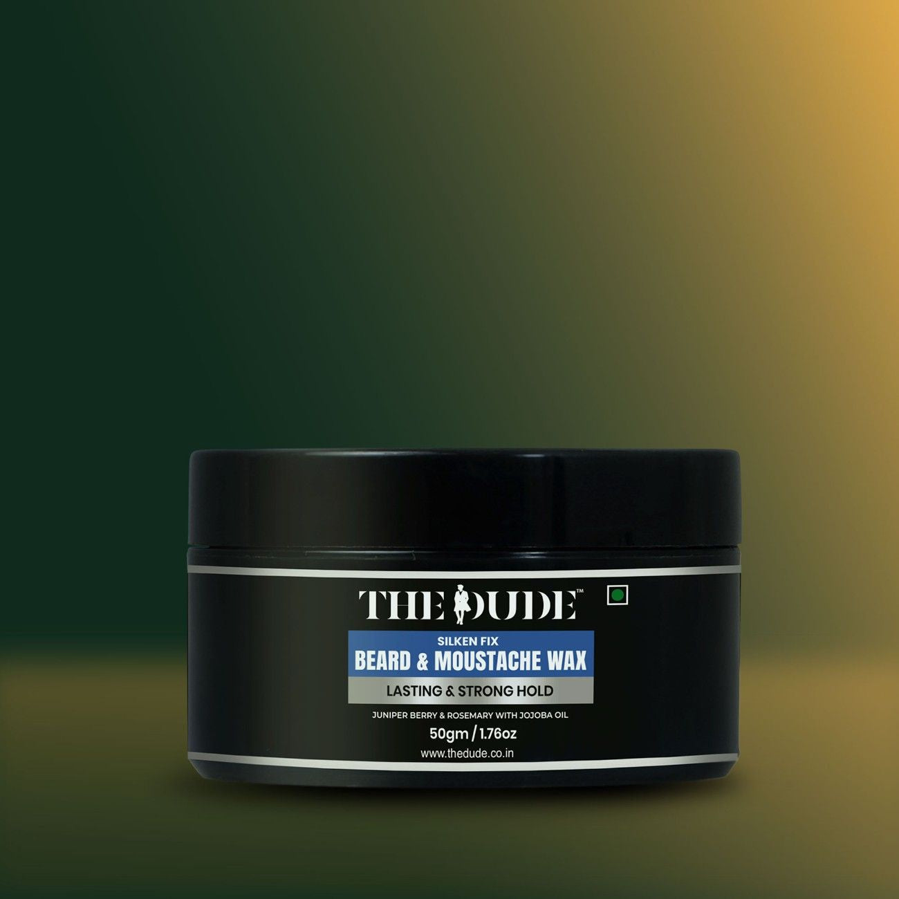 THE DUDE Silken Fix Beard & Moustache Wax for Men - 50 gm | Strong Natural Hold | Styles Beard Without Stiffness | Tames Unruly & Flyaway Beard Hair